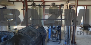 Очистные сооружения фильтрата полигона ТБО производительность 20 м3/сутки г. Гомель респ. Беларусь