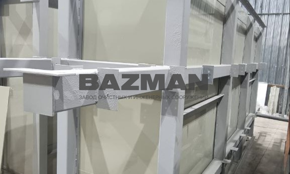 Лотковая система для очистных сооружений 10 000 м3/сутки Объект Очистные сооружения для курорта Шерегеш в Таштагольском районе Кемеровской области